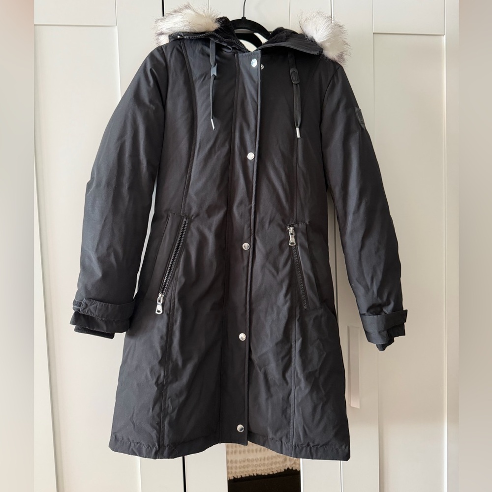 Vince Camuto Black Parka from Macy’s size XS